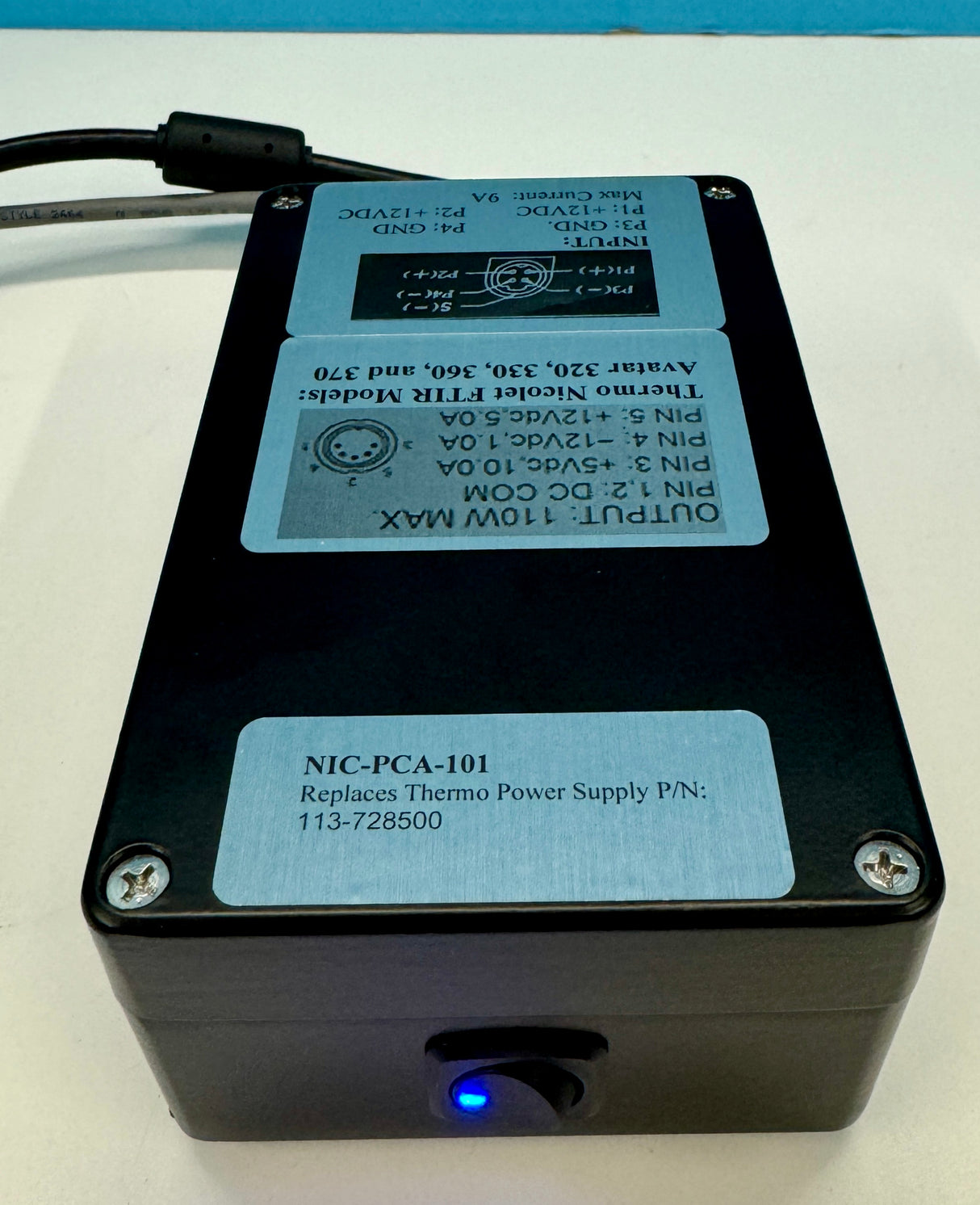 (NIC-PCA-101) Power Supply for Thermo Avatar 320, 330, 360, and 370 FTIRs