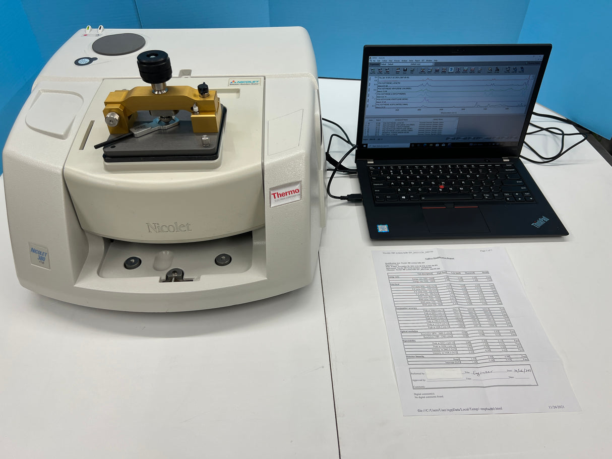(A380DATR) Thermo Nicolet FTIR Avatar 380 with Diamond ATR