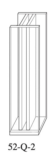 Starna 52-Q-2 Dual Pathlength Open Top Fluorometer Cell, 2 & 10mm Pathlength
