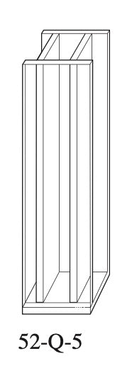 Starna 52-Q-5 Dual Pathlength Open Top Fluorometer Cell, 5 & 10mm Pathlength