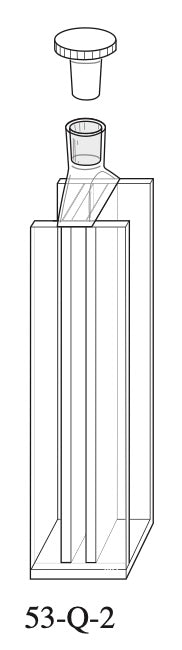 Starna 53-Q-2 Dual Pathlength Quartz Fluorometer Cell, 2 & 10mm Pathlength