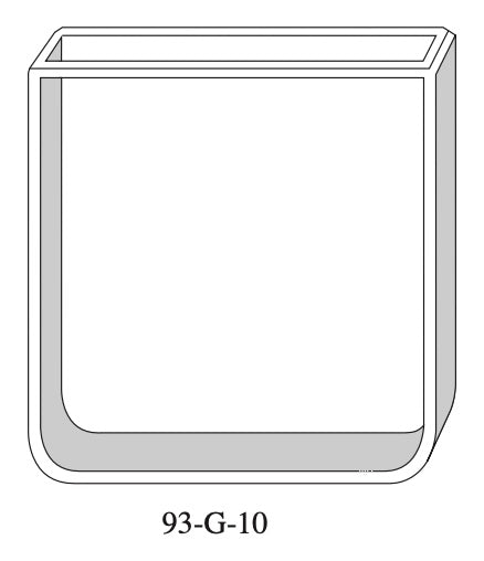 Starna 93-G-10 Glass Colorimeter Cell, 10mm Pathlength