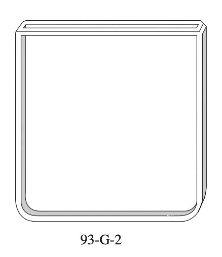 Starna 93-G-2 Glass Colorimeter Cell, 2mm Pathlength