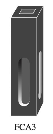 Starna FCA3 Adaptor for 3mm Pathlength Square Micro Fluorometer Cell