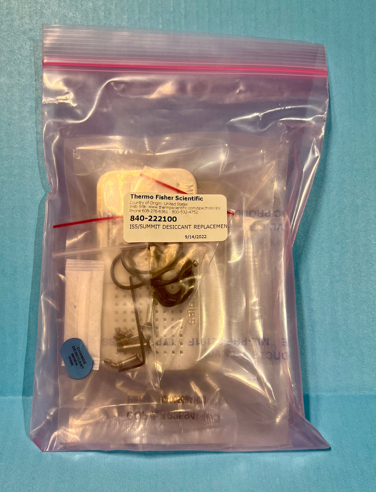 (840-222100) IS5/Summit Desiccant Replacement Kit