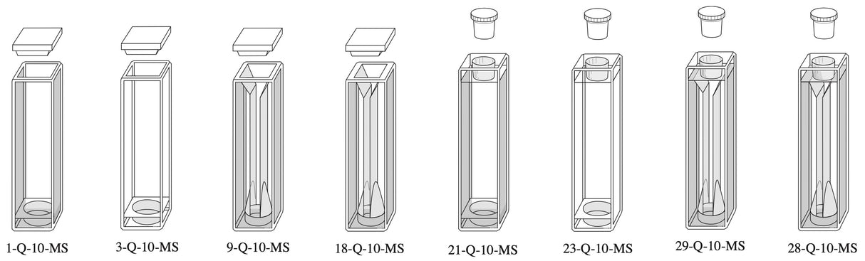 Starna MS Series Cells for Use with Magnetic Stirrers Overview