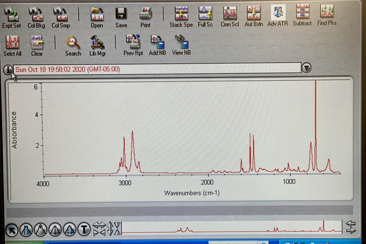 (Avatar 360-Base) Thermo Nicolet Avatar 360 FTIR, OMNIC View