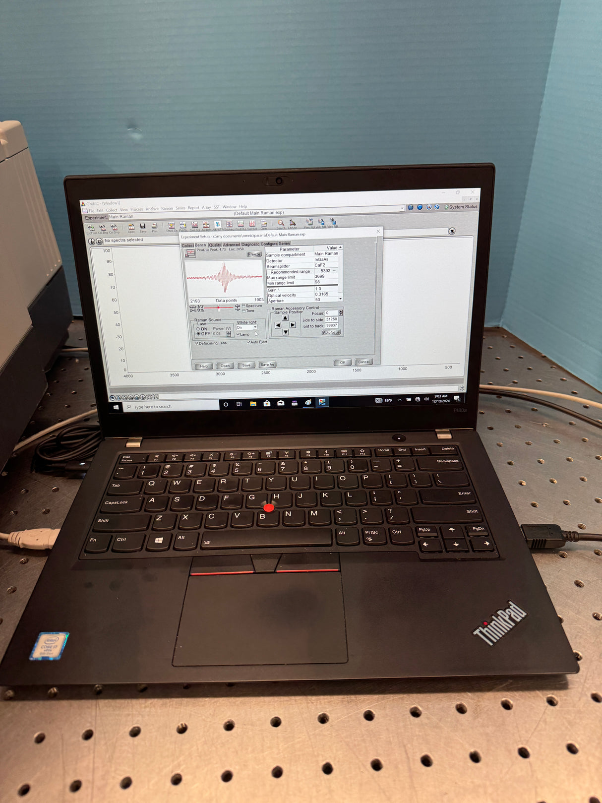 (IS50-DATR-RAMAN) Thermo Nicolet IS50 FTIR with Integrated Diamond ATR and Raman Module