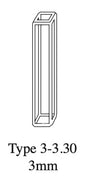 Starna 3-3.30-Q-3 Square Micro Fluorometer Cell, Spectrosil Quartz, 3mm Pathlength