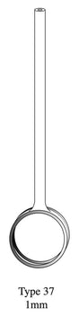 Starna 37-I-1 Short Pathlength Infrasil Quartz Cylindrical Cell with Fill Tube, 1mm Pathlength