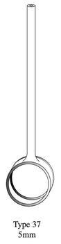 Starna 37-Q-5 Short Pathlength Spectrosil Quartz Cylindrical Cell with Fill Tube, 5mm Pathlength