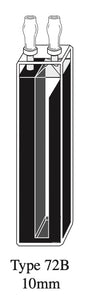 Starna 72B-Q-10 Self-Masking Semi-Micro Rectangular Quartz Flow Cell, 10mm Pathlength
