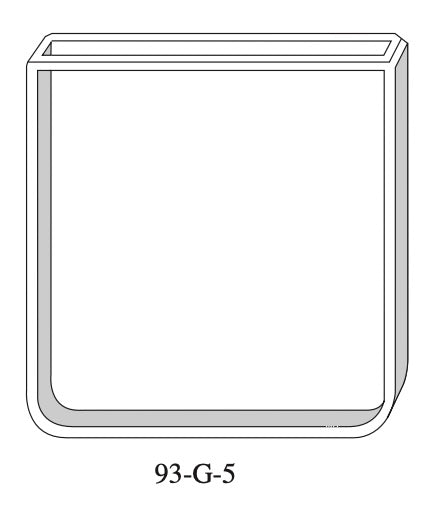 Starna 93-G-5 Glass Colorimeter Cell, 5mm Pathlength