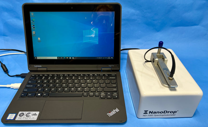 (nd-1000) Thermo Scientific™ NanoDrop™ 1000 with New Win10 Pro Laptop