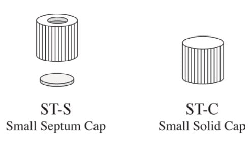 Starna ST Small Screw Caps, Closed-Septum-Insert, Overview