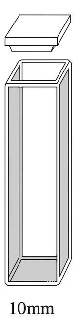 Starna 1-Q-10 Standard Rectangular Quartz Cuvette, 10mm