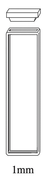 Starna 1-I-1 Standard Rectangular Infrasil Cuvette, 1mm Pathlength