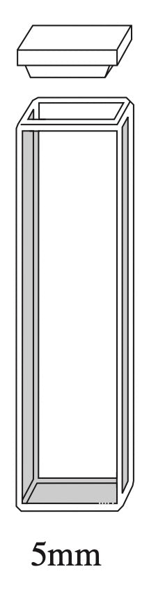 Starna 1-Q-5 Standard Rectangular Quartz Cuvette, 5mm