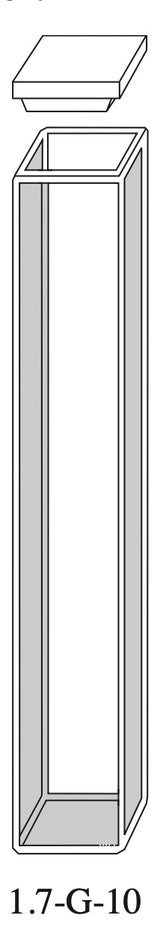 Starna 1.7-G-10 Glass Cuvette, 10mm Pathlength
